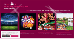 Desktop Screenshot of casino-bagnolesdelorne.com